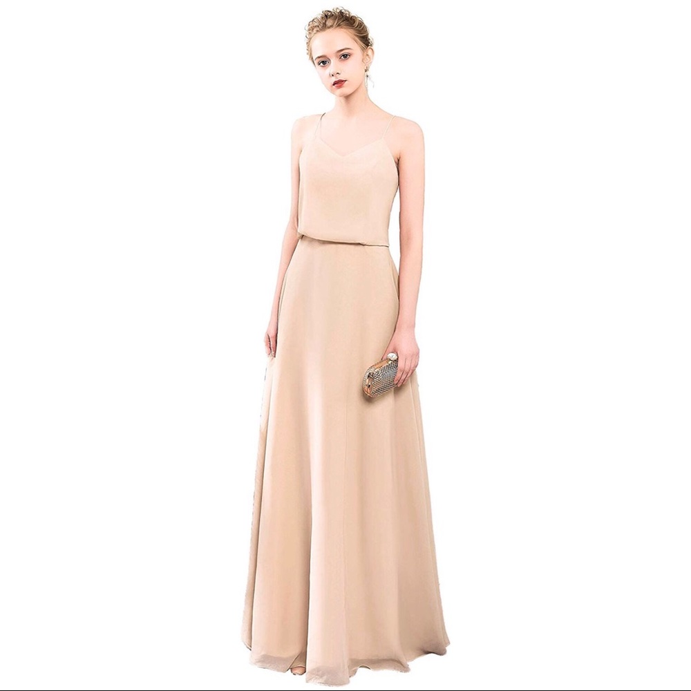 Champagne Bridesmaid Dress